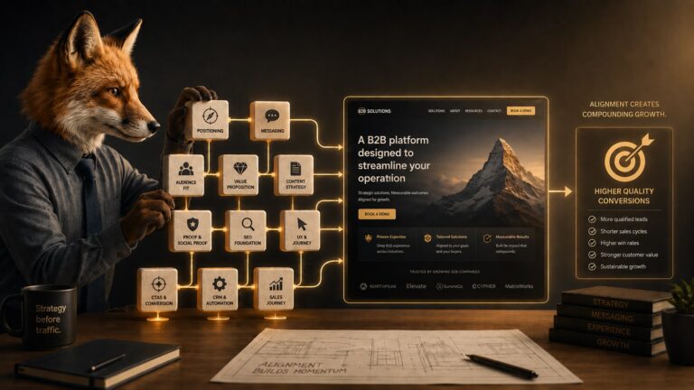 high converting B2B website