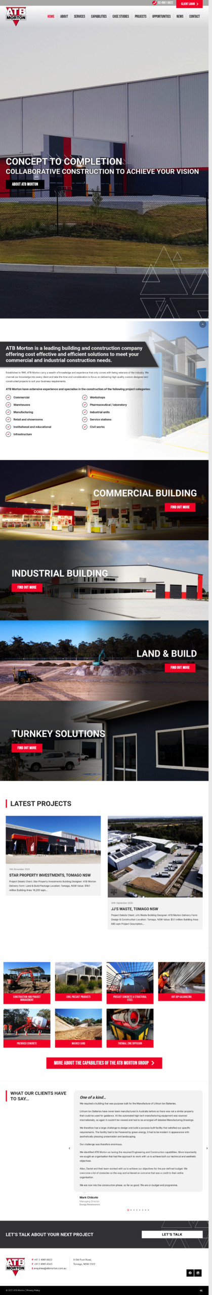 ATB Morton homepage screenshot