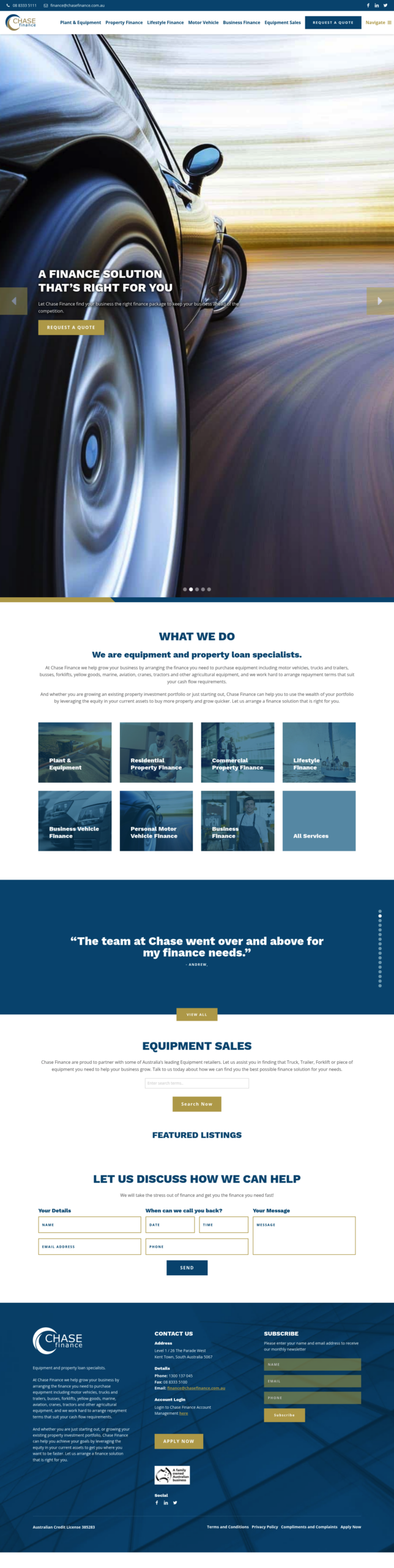 Chasefinance homepage screenshot