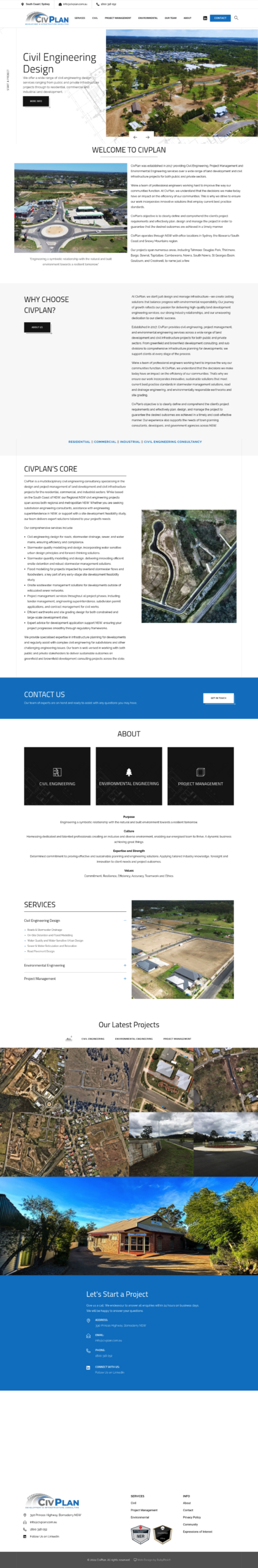 CivPlan homepage screenshot