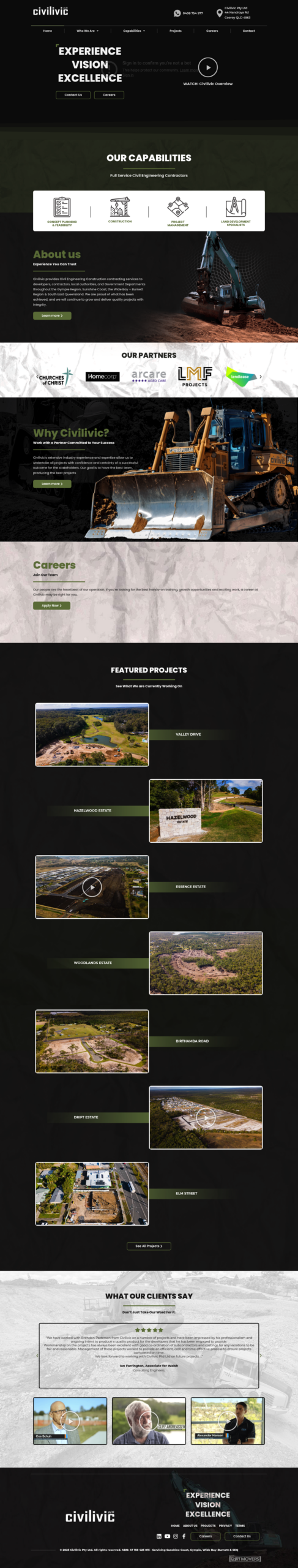 Civilivic homepage screenshot