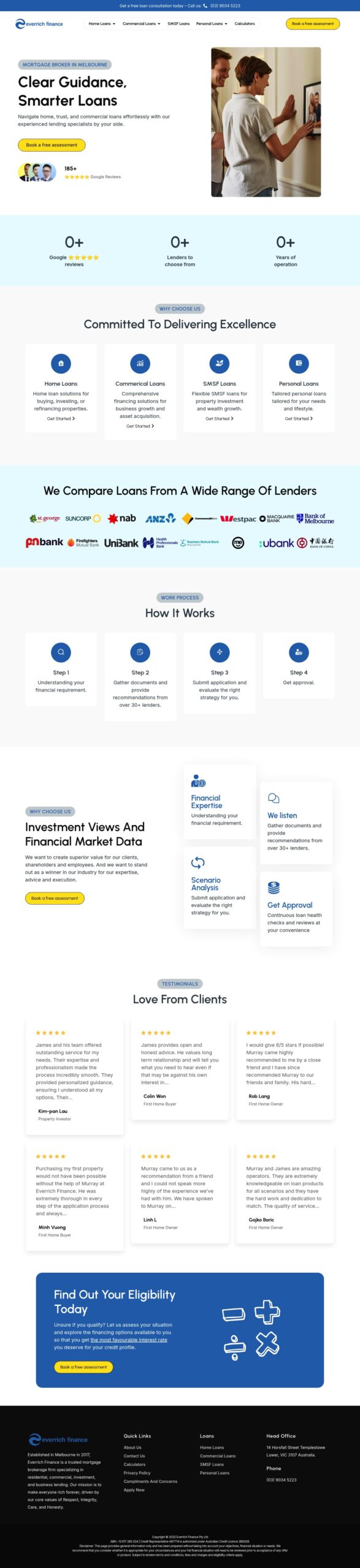 Everrichfinance homepage screenshot