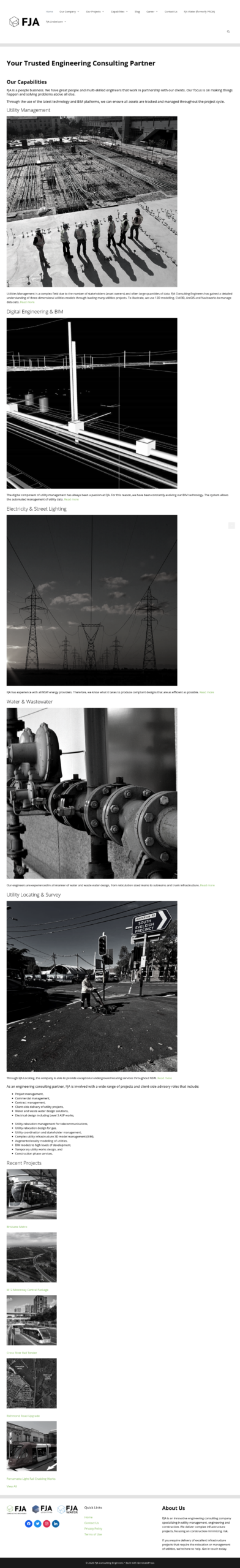 FJAâ„¢ homepage screenshot