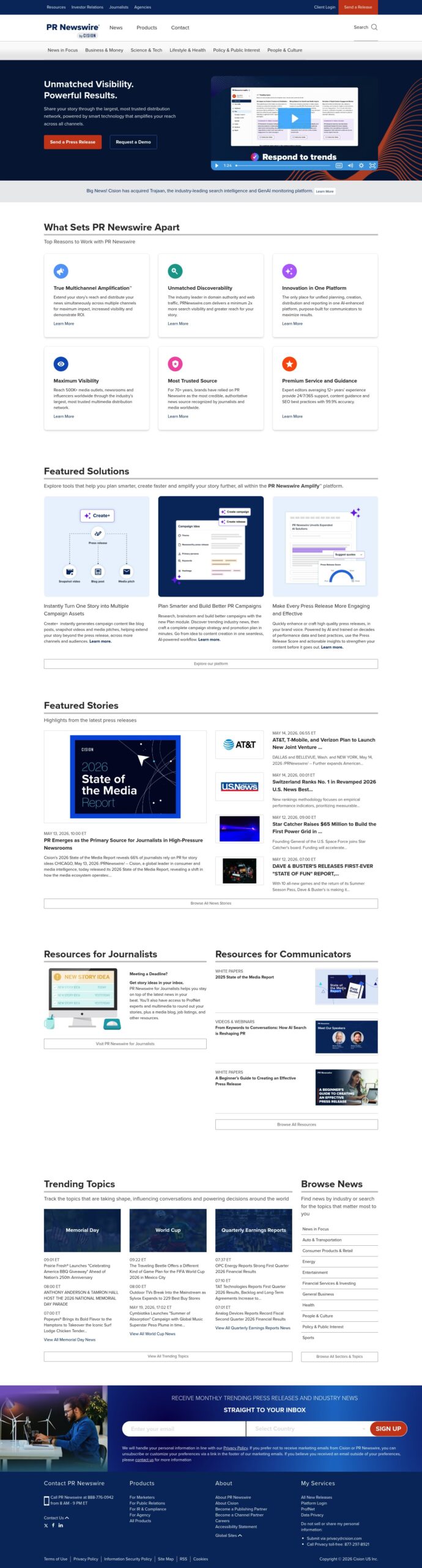 Harlow-HRK Sales & Marketing, Inc. an Impact Group Company homepage screenshot