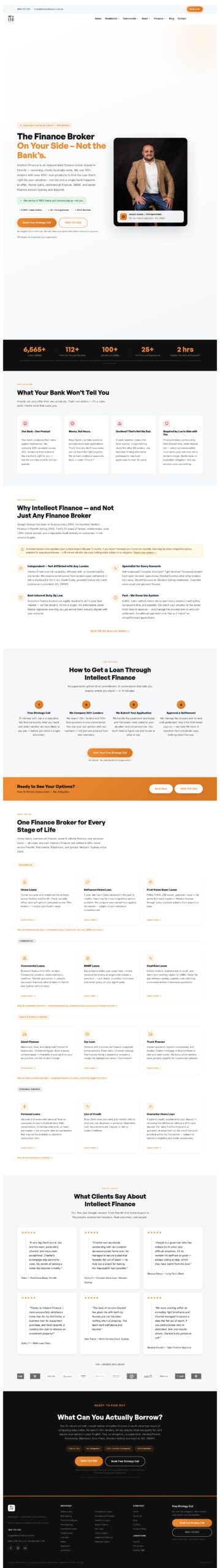 Intellectfinance homepage screenshot