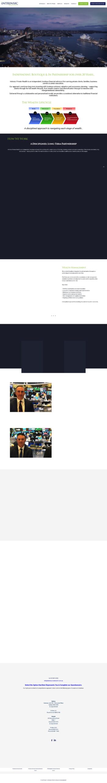 Intrinsicprivatewealth homepage screenshot