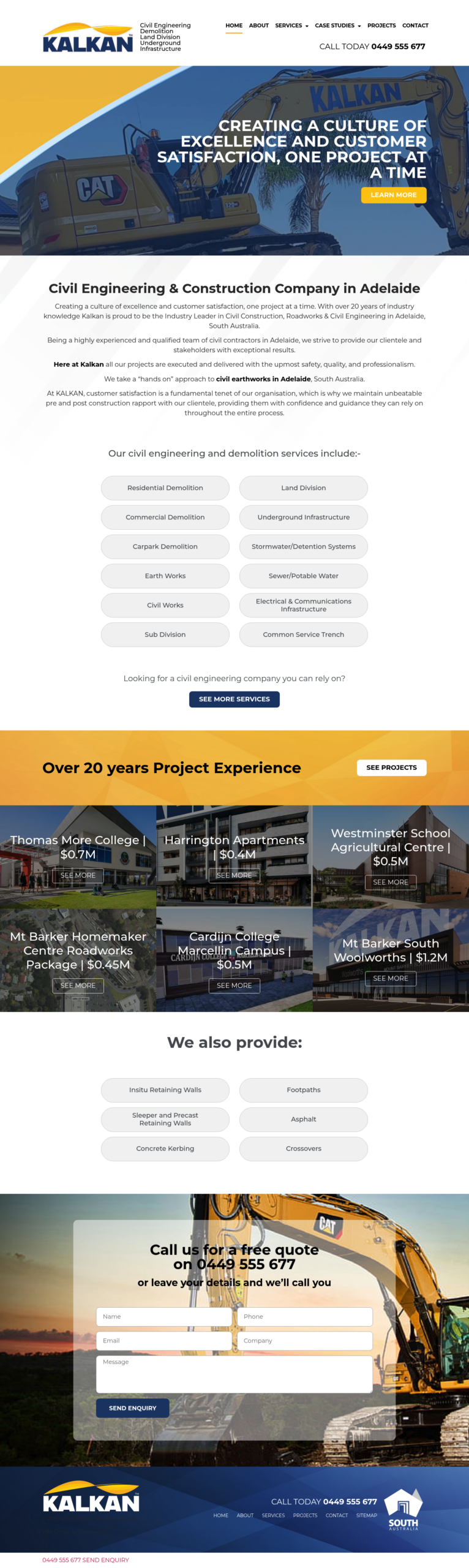KALKAN homepage screenshot