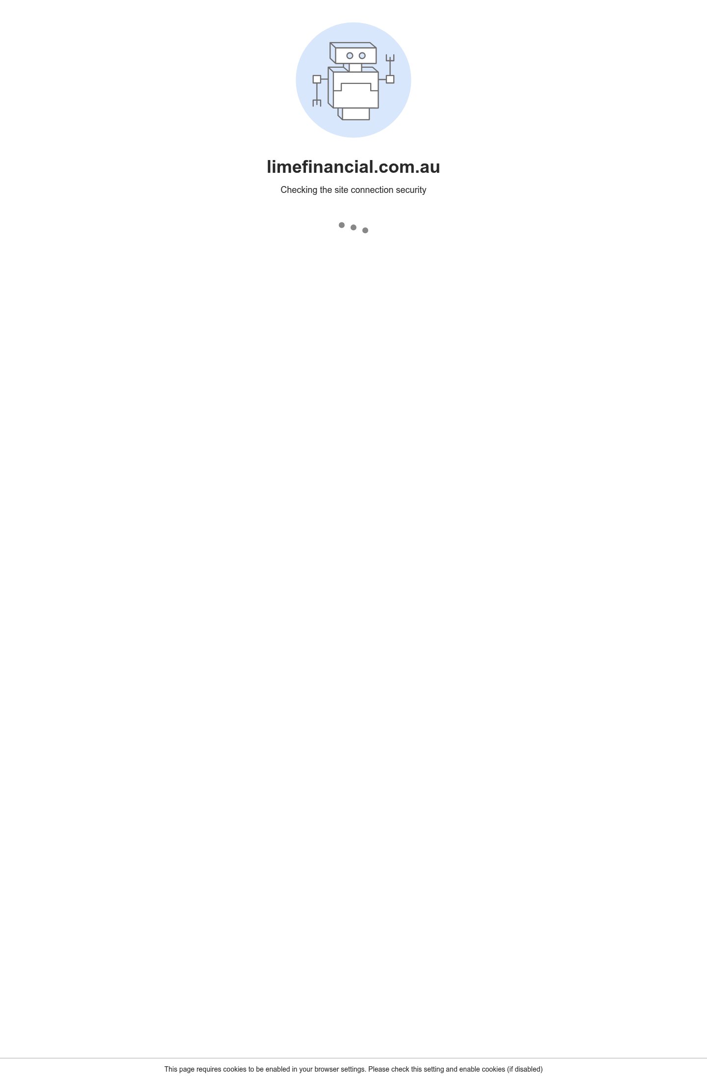 Limefinancial homepage screenshot