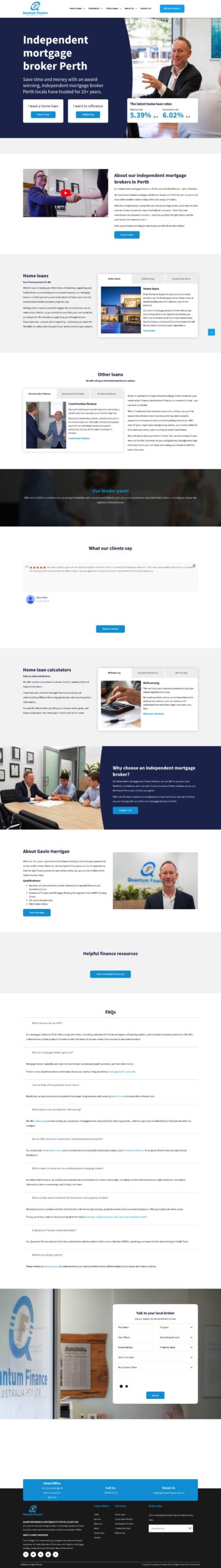 Quantum Finance Australia Pty Ltd homepage screenshot