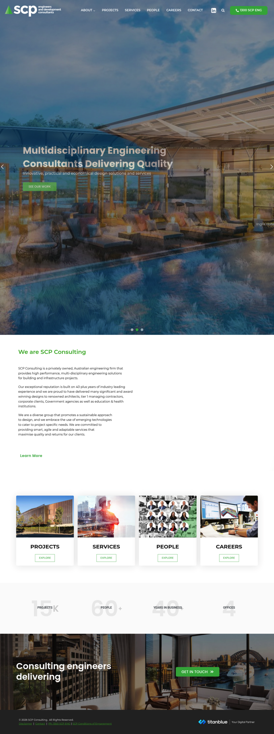 Scpconsult homepage screenshot
