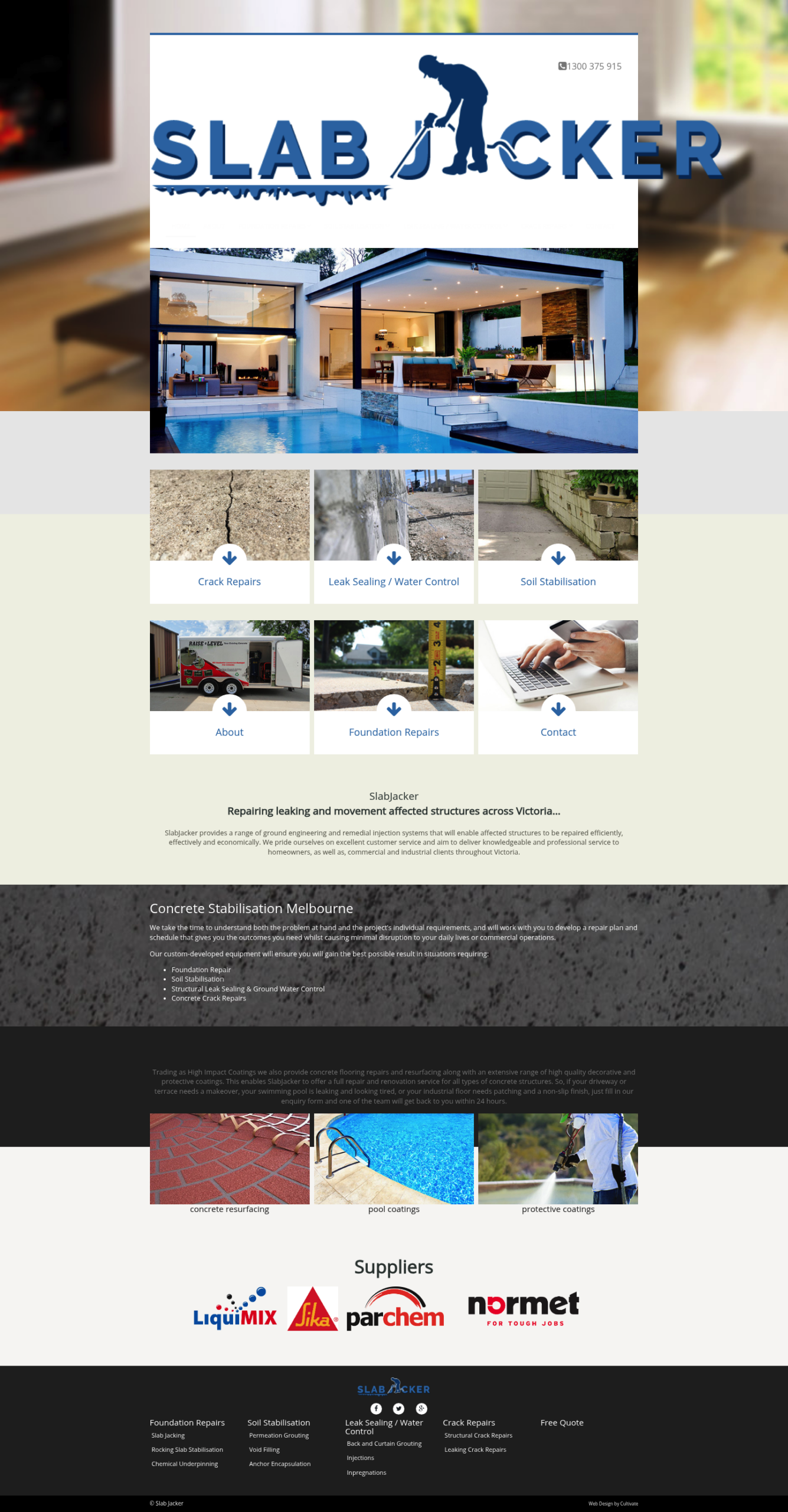 Slabjacker homepage screenshot