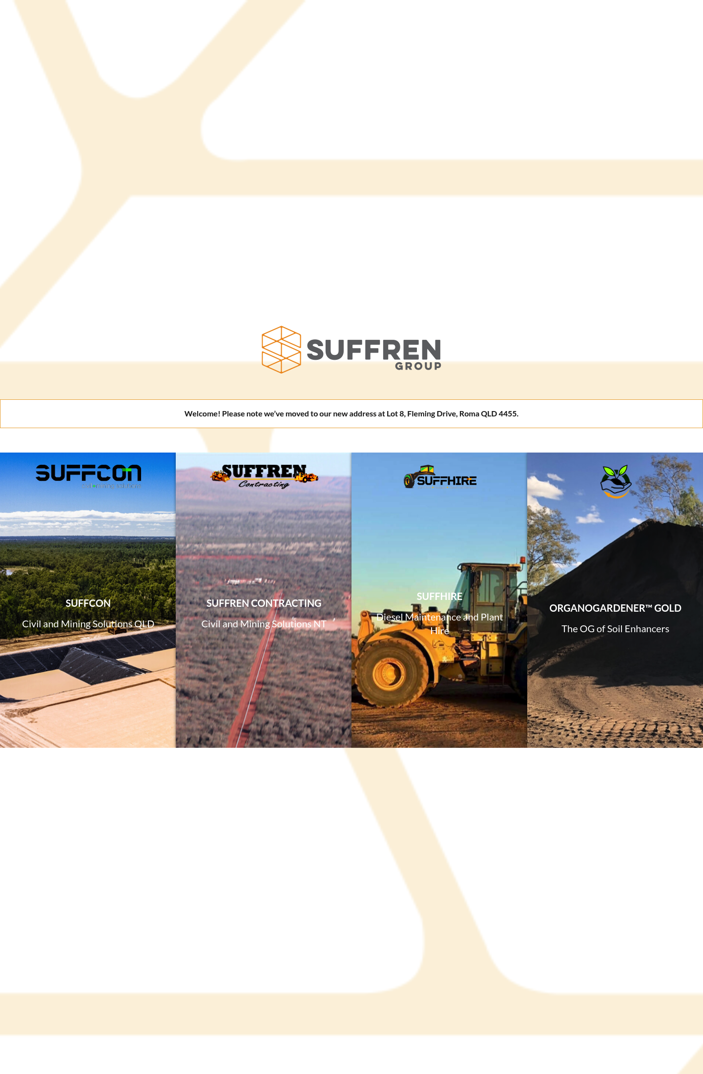 Suffren Group homepage screenshot
