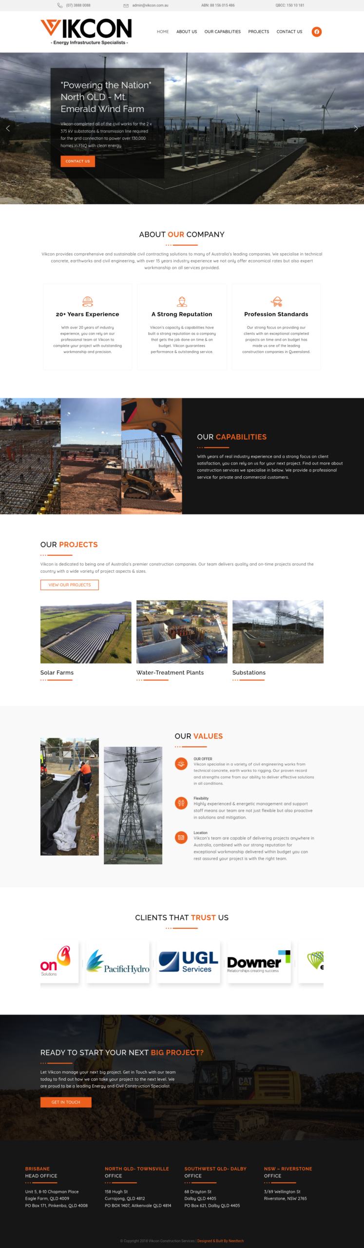 VIKCON homepage screenshot