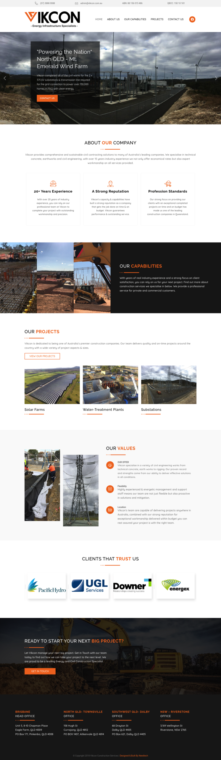 VIKCON homepage screenshot