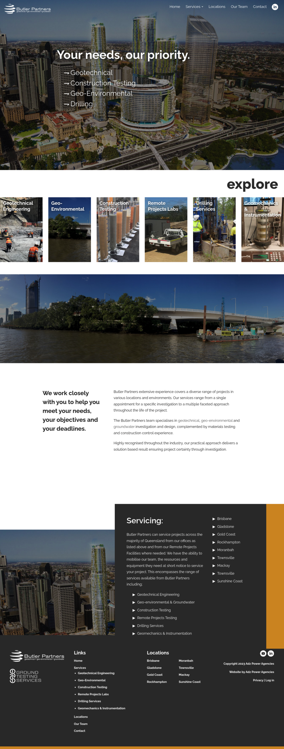 butler partners pty ltd homepage screenshot