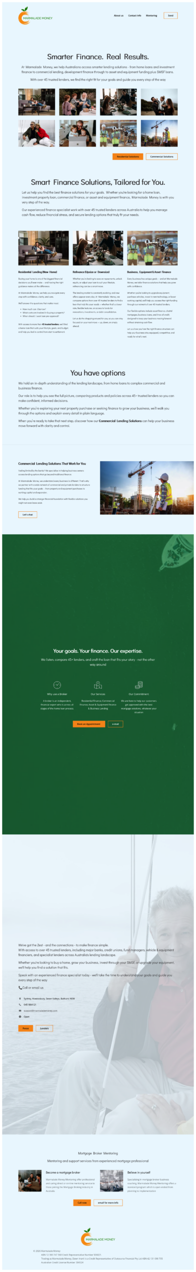 marmalademoney.com homepage screenshot