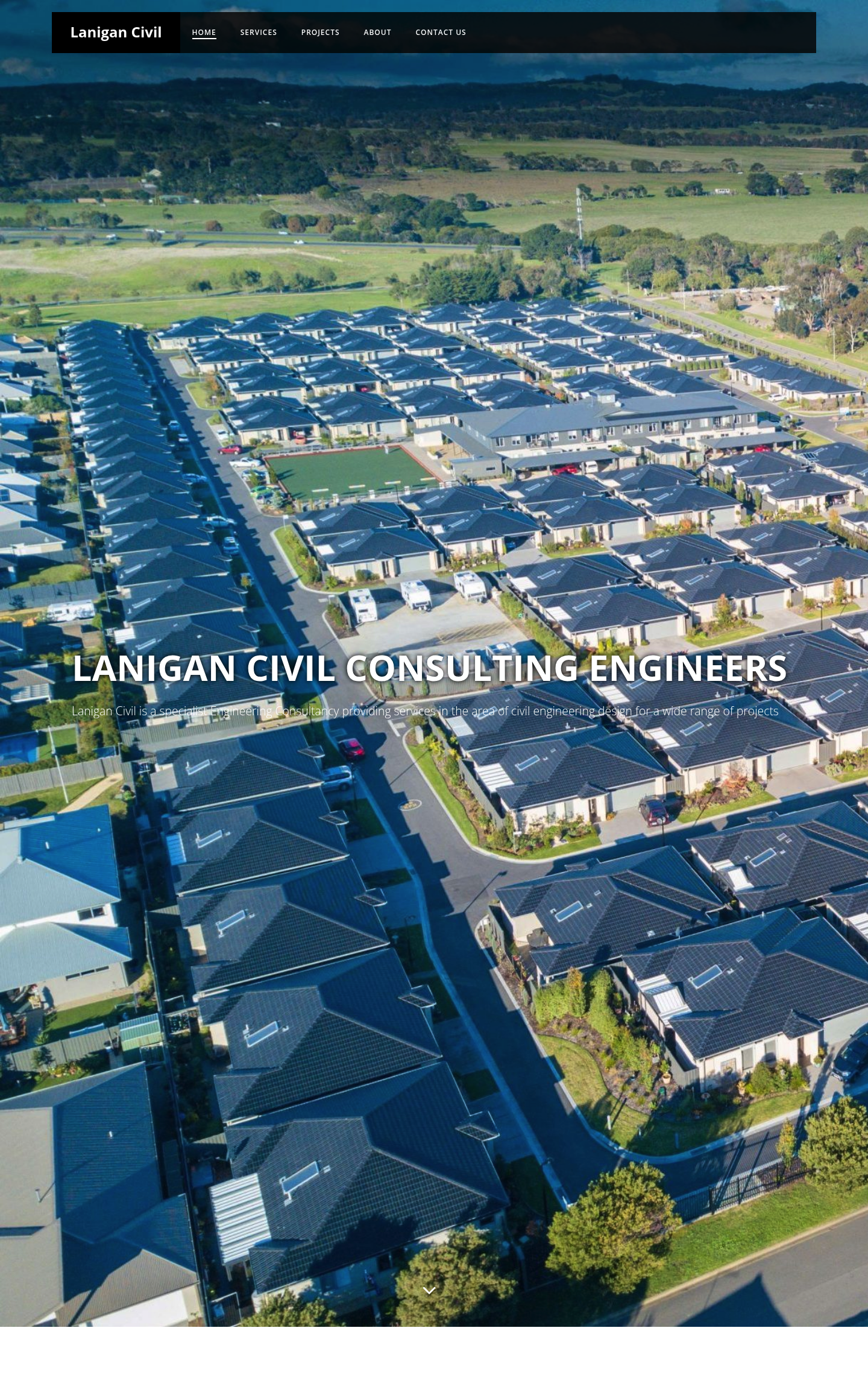 lanigan civil homepage screenshot