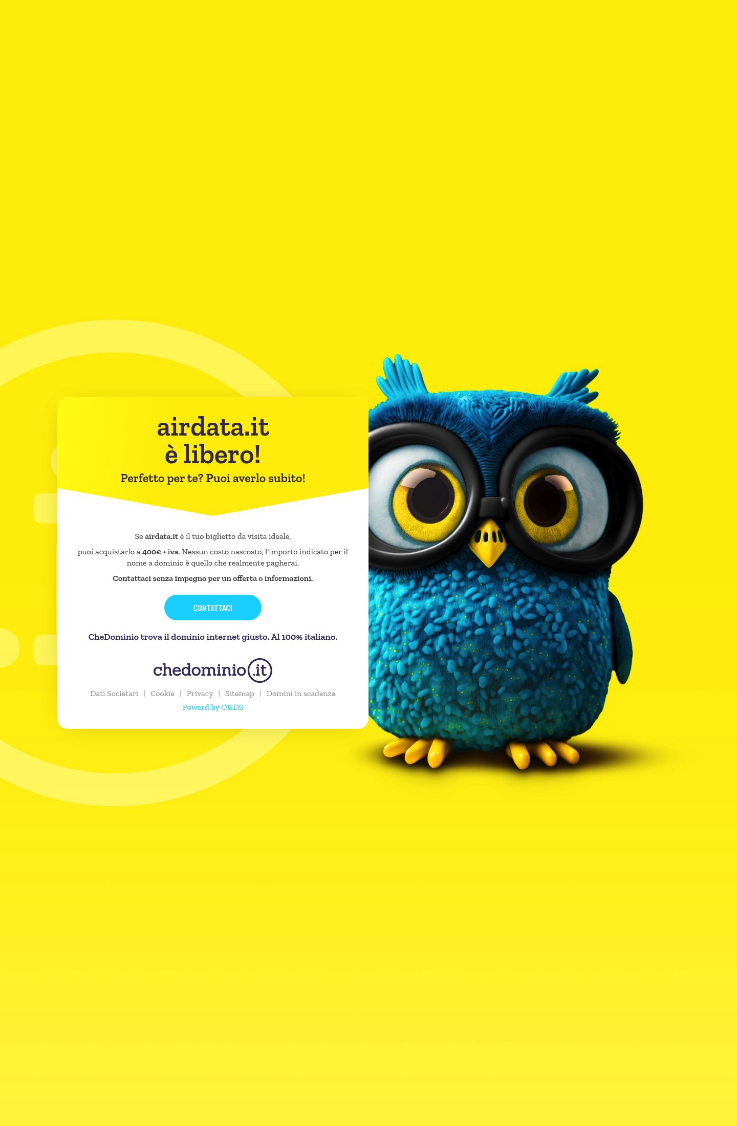AirData homepage screenshot