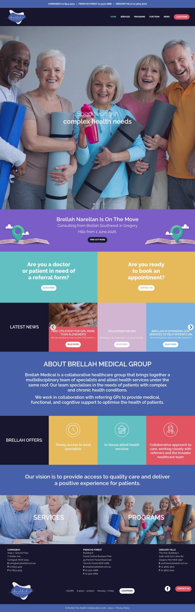 Brellah homepage screenshot