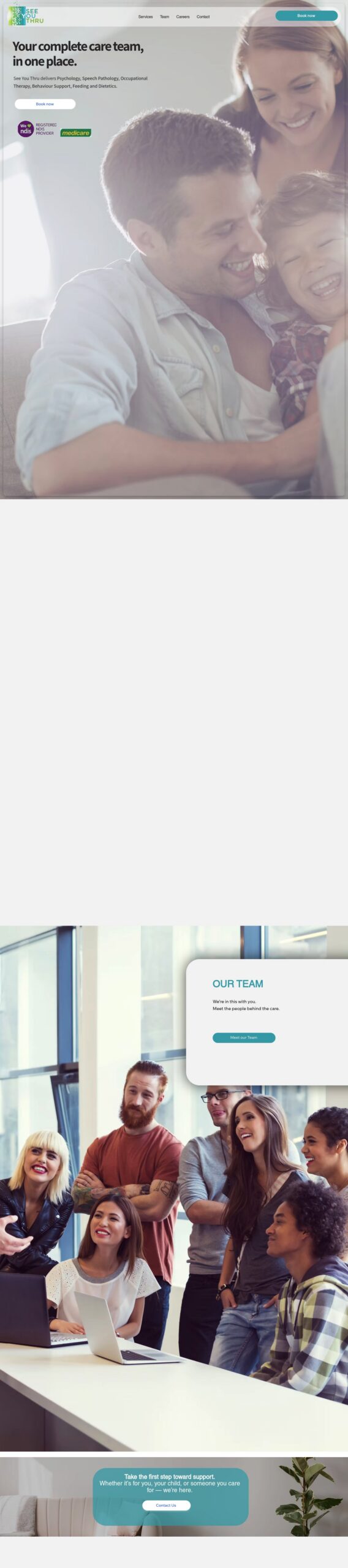 See You Thru homepage screenshot